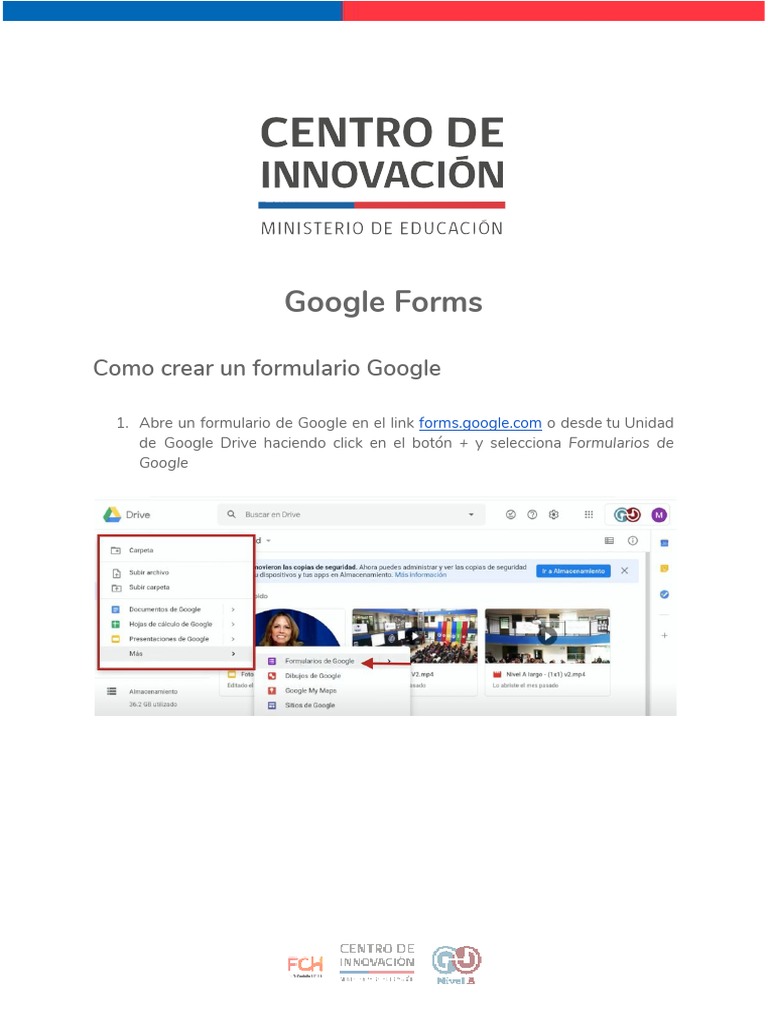 COMO CREAR UN GOOGLE FORMS visual data 2