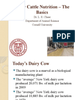 Dairy Cattle Nutrition - The Basics: Dr. L. E. Chase Department of Animal Science Cornell University