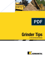 Grinder Tips: For Tub and Horizontal Machines