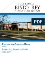Return To Campus Plan