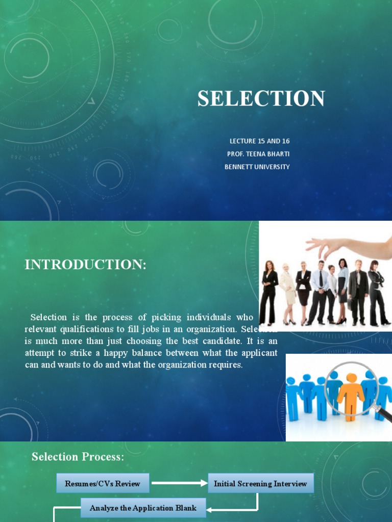 Recruitment and Selection Practices Overview | PDF | Recruitment ...