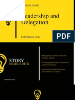 Project Work: Leadership and Delegation