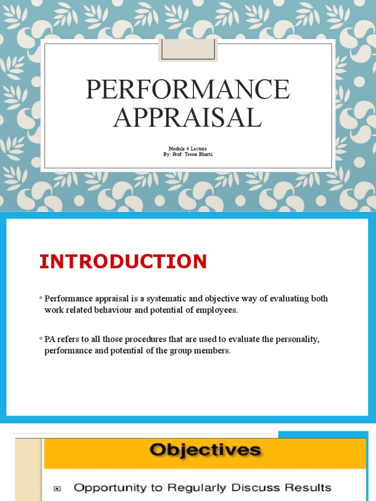 Performance Appraisal Essentials | PDF | Business
