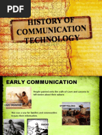 Timeline of Communication Evolution | PDF | Telephone | Communication