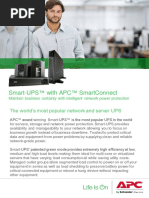 Smart-Ups ™ With Apc™ Smartconnect: The World'S Most Popular Network and Server Ups