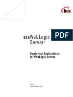 Deploying Applications To Weblogic Server