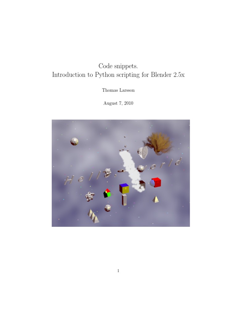 Text objects query - Python Support - Blender Artists Community