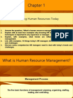 CH 1 - Managing Human Resources Today