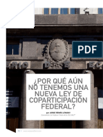 Porqué No Tenemos La Ley de Coparticipación PDF