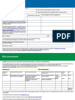 Risk Assessment and Policy Template