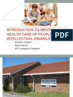 Introduction To Mental Health Care of People With Intellectual Disability