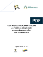 Guía Intersectorial para Inclusión Discapacidad PDF