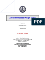 C5N Process Design Rules for AMI 0.5 Micron Technology