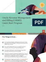 Oracle Revenue Management and Billing (ORMB) Quick Start Program