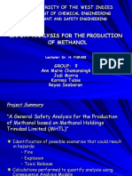 Safety Analysis For The Production of Methanol