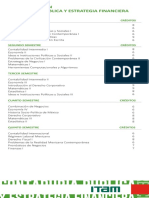Plan de Estudios de La Licenciatura en Contaduria Publica y Estrategia Financiera Del ITAM PDF