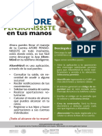 Flyer Guia Movil de Pensionissste