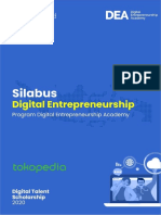 Silabus DEA DTS 2020 - Tokopedia Digital Entrepreneurship PDF