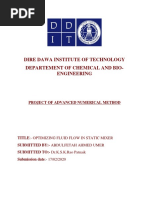 Optimizing Fluid Flow in Static Mixer PDF