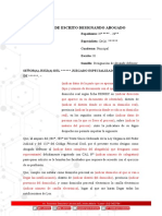 Modelo de Escrito Designando Abogado Defensor