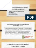 Contrato de Arrendamiento Financiero (Leasing)