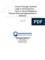 Empowerment Through Common Langauge in Pa A Dictionary of Terms Related To Trauma Informed Approaches in Schools 002