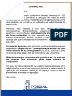 COMUNICADO - Decreto 1162 - Áreas Comuns PDF