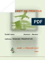 Caiet de Practica Tehnician Transporturi