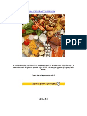 Recetas de Cocina | PDF | Panes | Cocinando