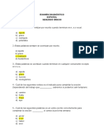 EXAMEN DIAGNÓSTICO - Segundo