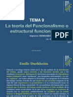 TEMA 9 Teoria Del Funcionalismo y El Funcional Estructuralismo