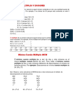 Multiplos y Divisores PDF