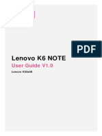 Lenovo K6 Note - Lenovo K6 Note User Guide.pdf