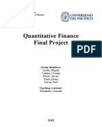 Quantitative Finance Final Project: Group Members