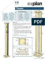 6' CD/DVD Tower: CD Tower Materials List TXWXL Qty. DVD Tower Materials List TXWXL Qty