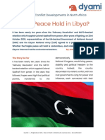 Dyami Insights: Will The Peace Hold in Libya?