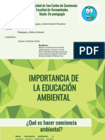 Pedagogía y Medio Ambiente