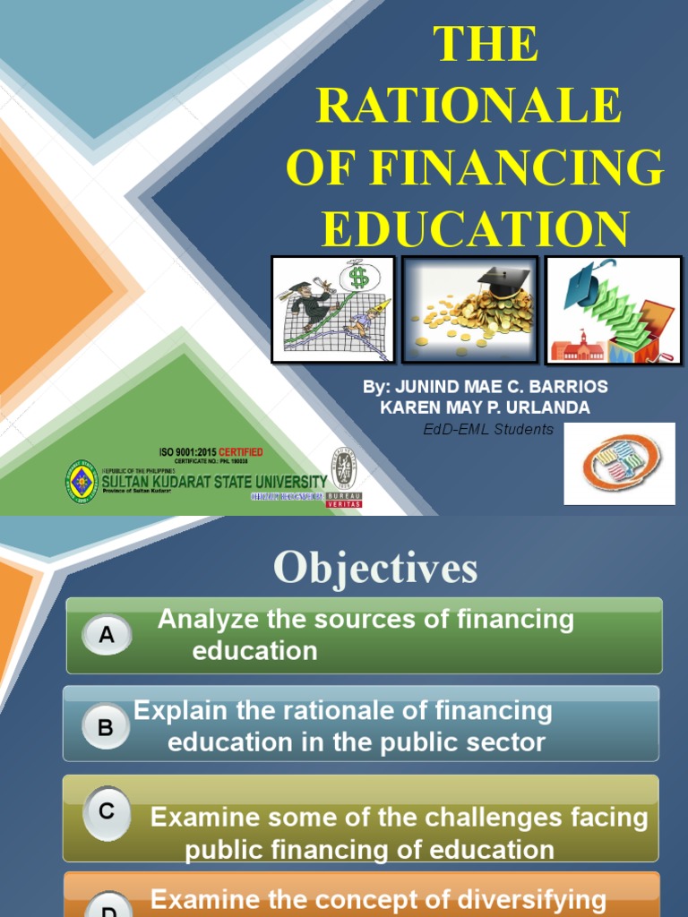 Rationale for Financing Education | PDF | Public Finance | Taxes