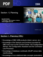 Section - 1) Planning: Ibm Db2 9