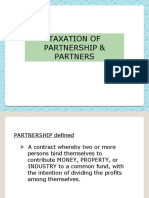 Taxation On Partnership