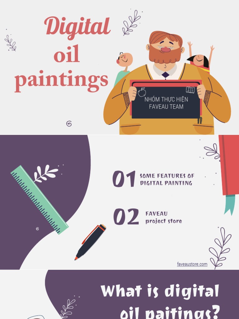 Paint by Numbers Digital Oil Paintings Faveau PDF Oil Painting