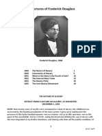 Six Lectures of Frederick Douglass, 1850-1855