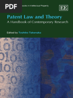 Pub Patent Law and Theory A Handbook of Contemporary R