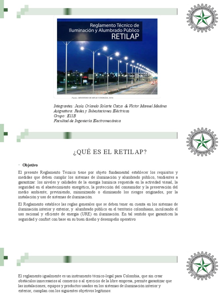 Exposición Retilap | PDF | Encendiendo | Luz de la calle