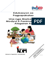 EsP q1 Mod5 Panimalay-Ko-Alagaran-Ko