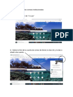 Pasos para Activar Los Correos Institucionales PDF