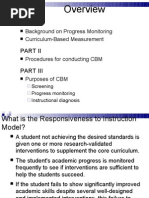 Background On Progress Monitoring Curriculum-Based Measurement