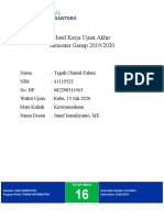 Uas Kwu - Teguh Chairul Fahmi - 41113333