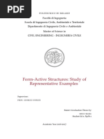 Form-Active Structures: Study of Representative Examples: Supervisor: - Giorgio Novati