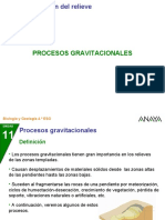 Procesos Gravitacionales: Biología y Geología 4.º ESO